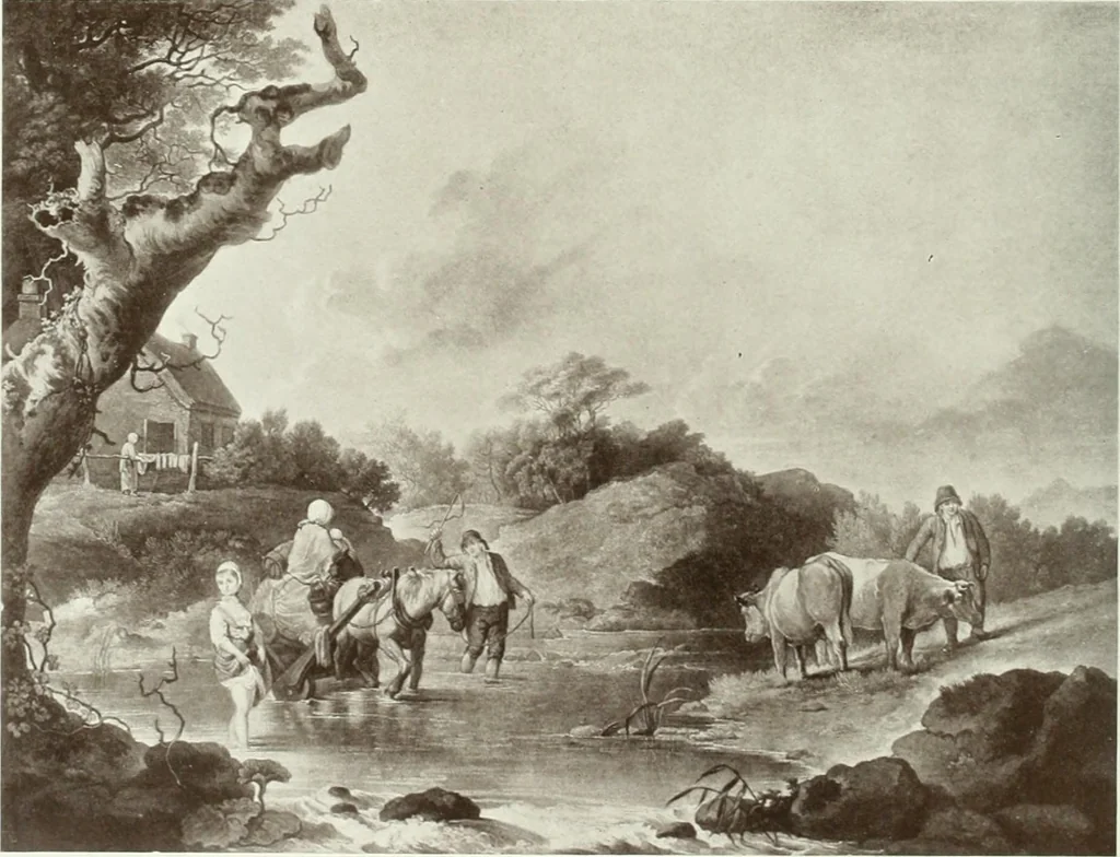An illustration from F. Wheatley, R. A., his life and works, with a catalogue of his engraved pictures, 1910, leaf 125