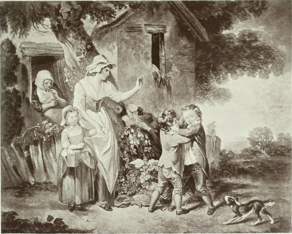 An illustration from F. Wheatley, R. A., his life and works, with a catalogue of his engraved pictures, 1910, leaf 126