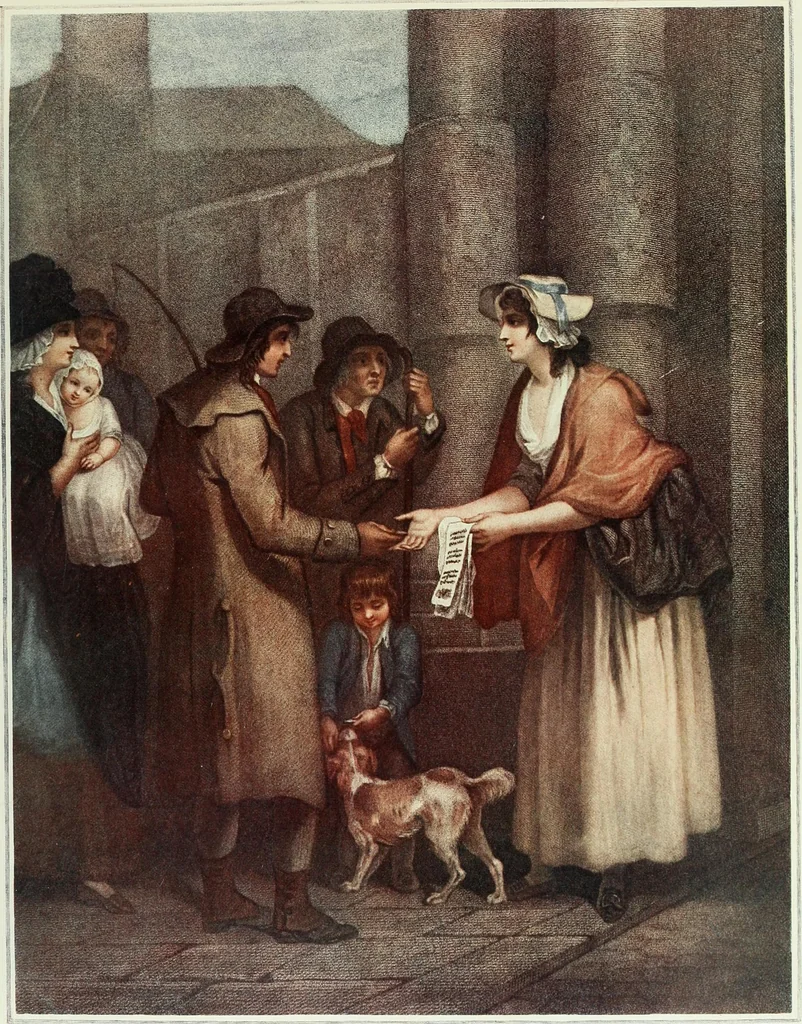 An illustration from F. Wheatley, R. A., his life and works, with a catalogue of his engraved pictures, 1910, leaf 50