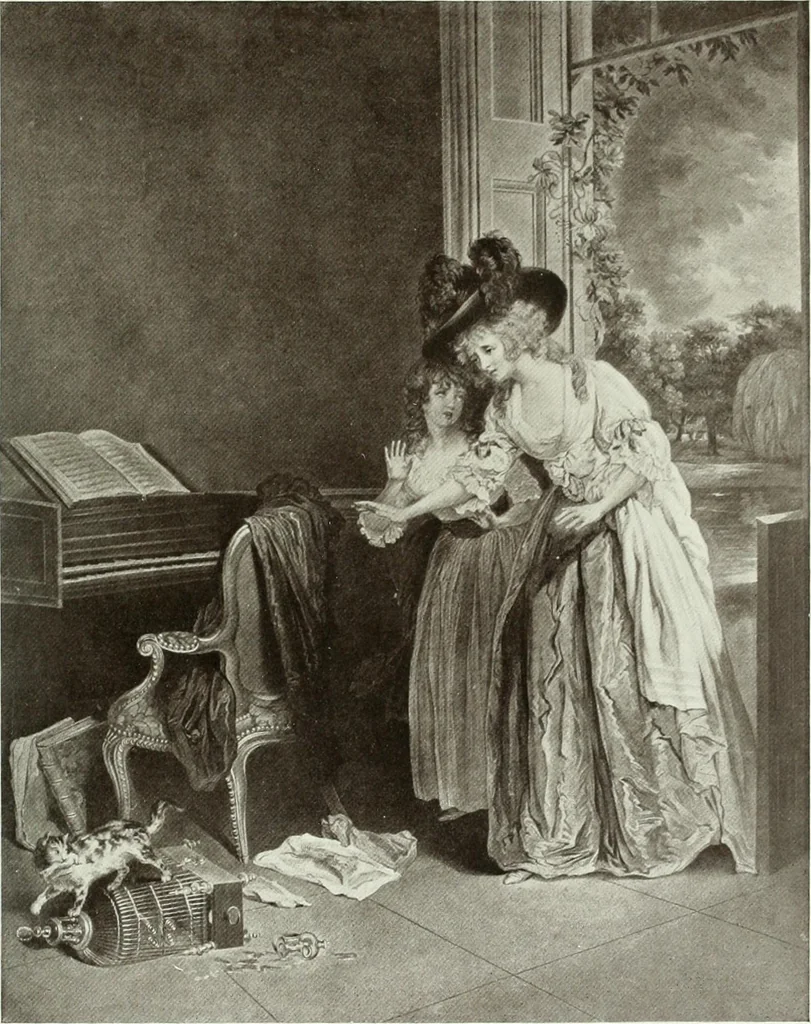 An illustration from F. Wheatley, R. A., his life and works, with a catalogue of his engraved pictures, 1910, leaf 86