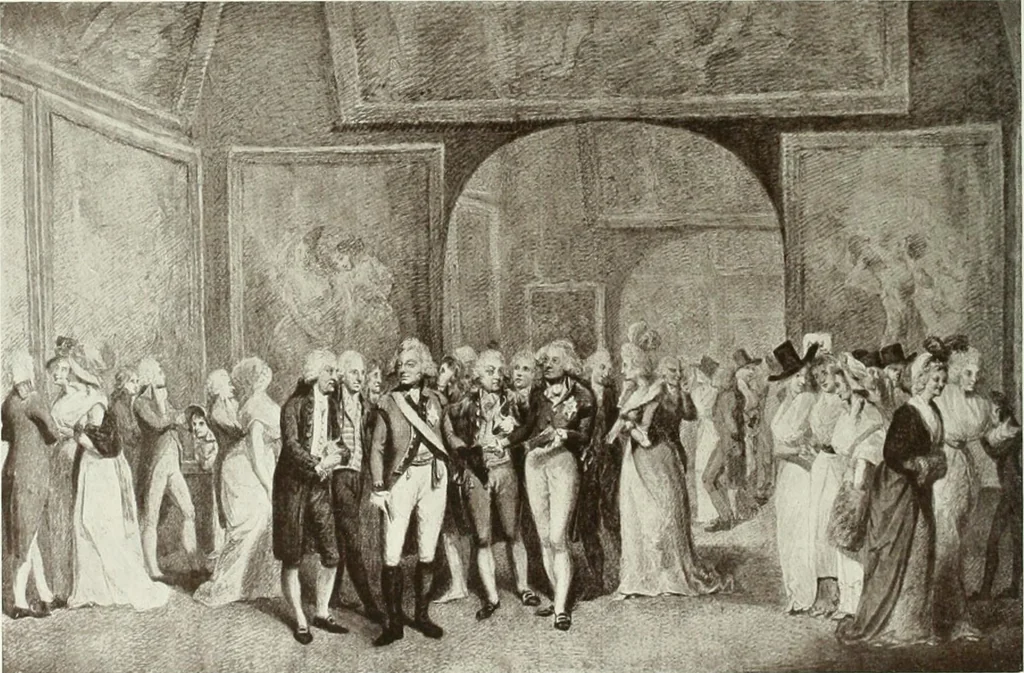 An illustration from F. Wheatley, R. A., his life and works, with a catalogue of his engraved pictures, 1910, leaf 89