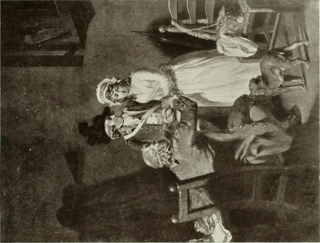 An illustration from F. Wheatley, R. A., his life and works, with a catalogue of his engraved pictures, 1910, leaf 90