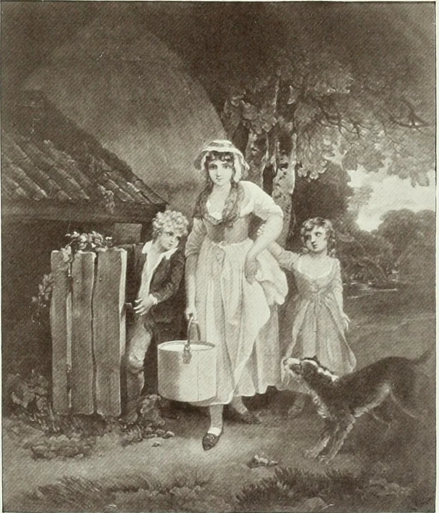 An illustration from F. Wheatley, R. A., his life and works, with a catalogue of his engraved pictures, 1910, leaf 98