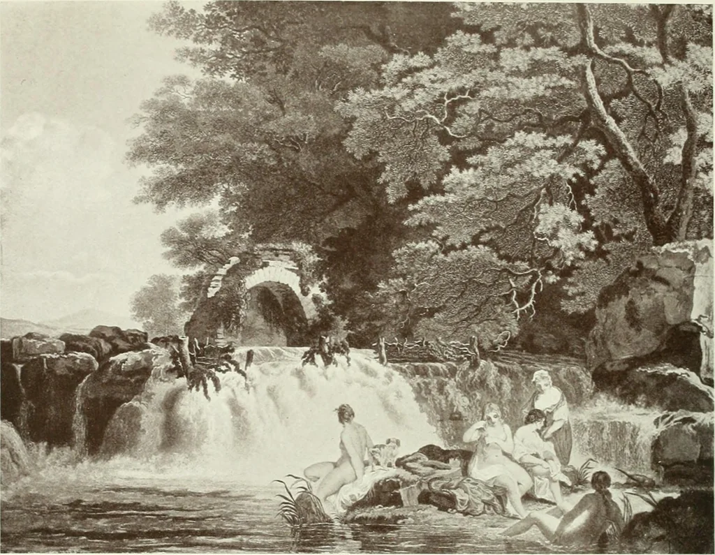 An illustration from F. Wheatley, R. A., his life and works, with a catalogue of his engraved pictures, 1910, leaf 99