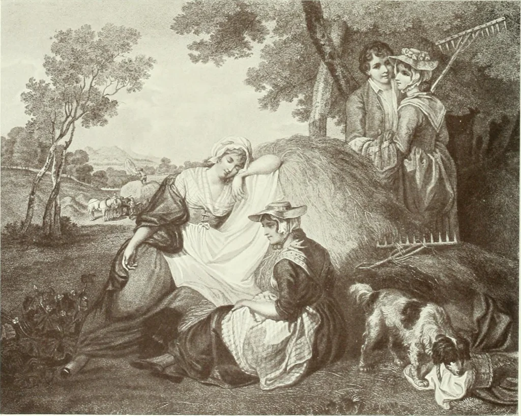 An illustration from F. Wheatley, R. A., his life and works, with a catalogue of his engraved pictures, 1910, leaf 99