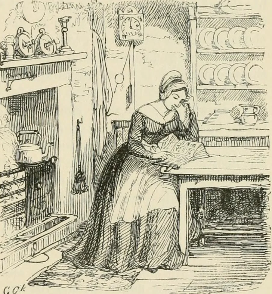 An illustration from George Cruikshank's Table-book, 1869, leaf 104