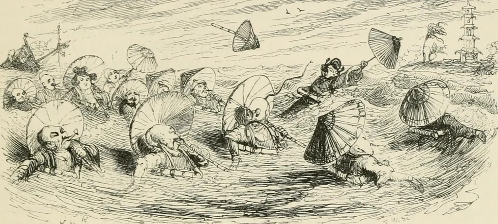 An illustration from George Cruikshank's Table-book, 1869, leaf 108
