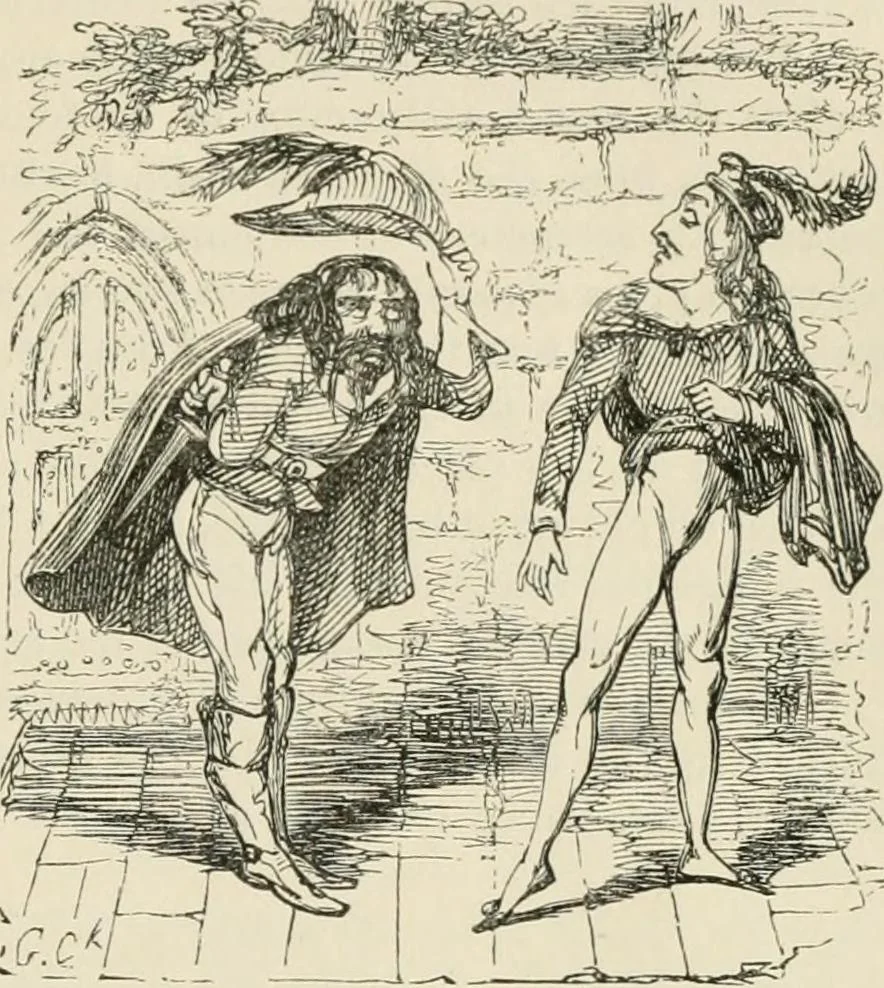 An illustration from George Cruikshank's Table-book, 1869, leaf 116