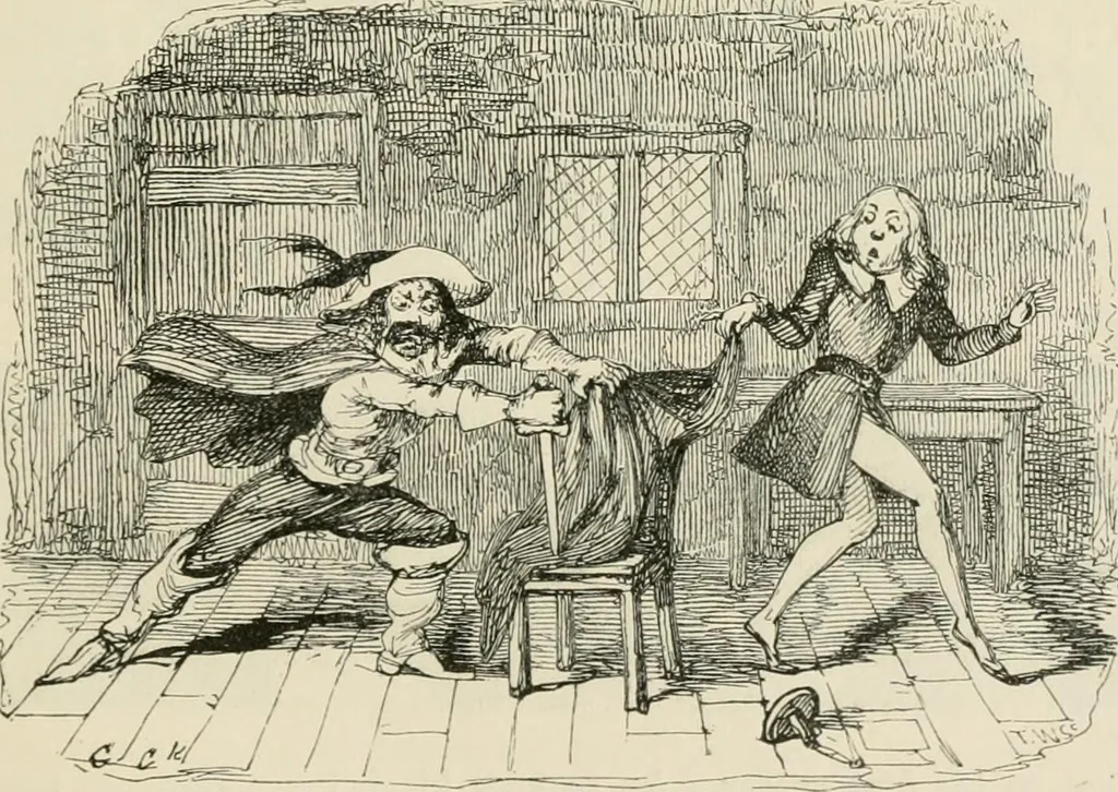 An illustration from George Cruikshank's Table-book, 1869, leaf 116