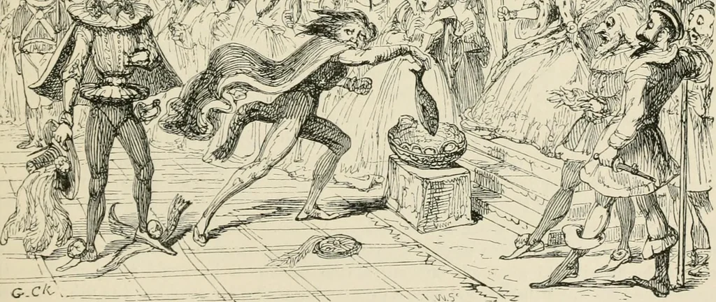 An illustration from George Cruikshank's Table-book, 1869, leaf 122