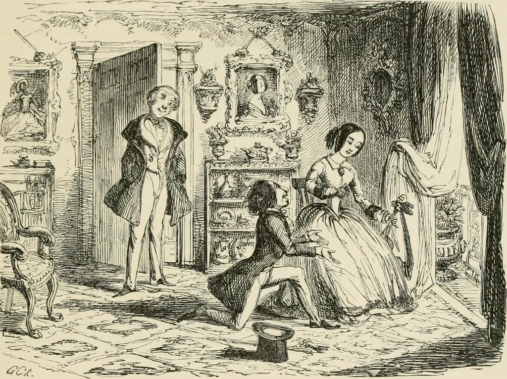 An illustration from George Cruikshank's Table-book, 1869, leaf 128