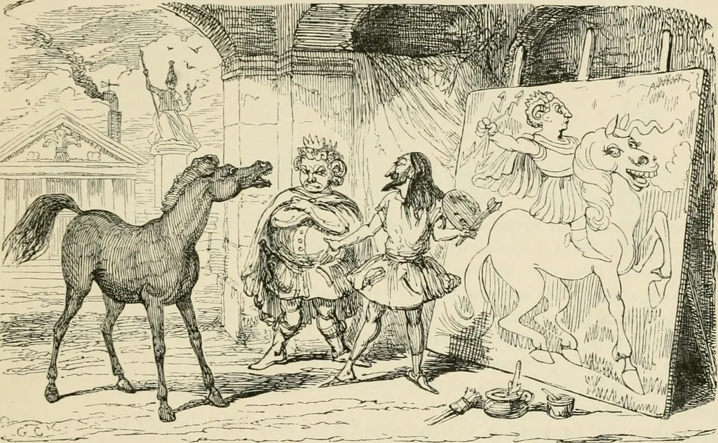 An illustration from George Cruikshank's Table-book, 1869, leaf 130