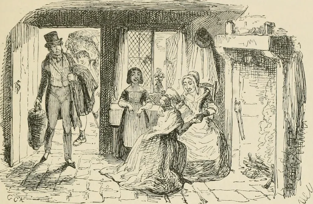 An illustration from George Cruikshank's Table-book, 1869, leaf 132