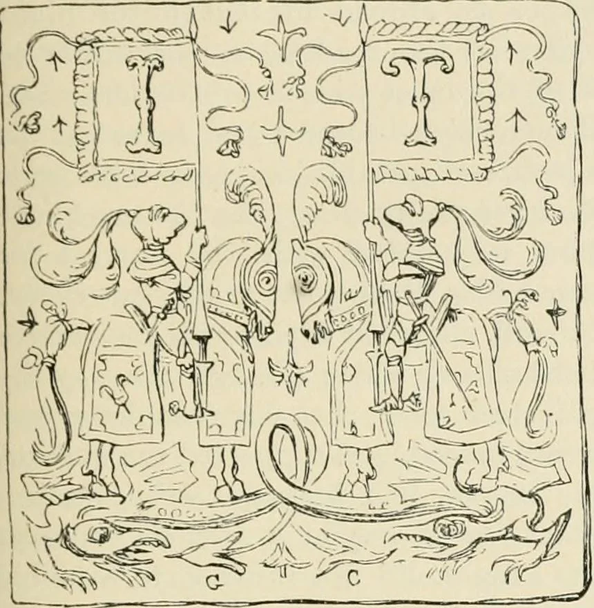 An illustration from George Cruikshank's Table-book, 1869, leaf 140