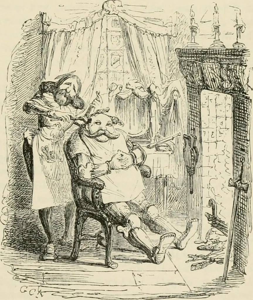 An illustration from George Cruikshank's Table-book, 1869, leaf 142