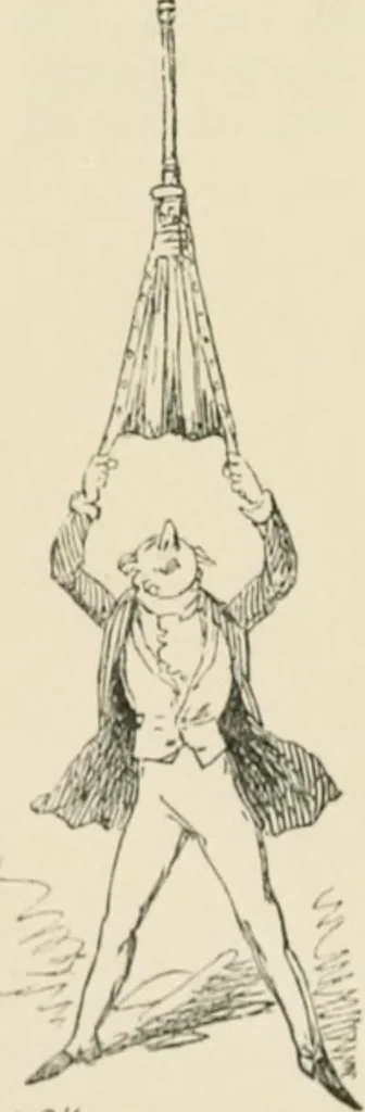 An illustration from George Cruikshank's Table-book, 1869, leaf 15