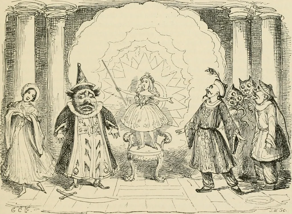 An illustration from George Cruikshank's Table-book, 1869, leaf 152