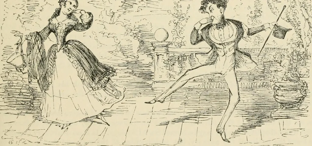 An illustration from George Cruikshank's Table-book, 1869, leaf 160