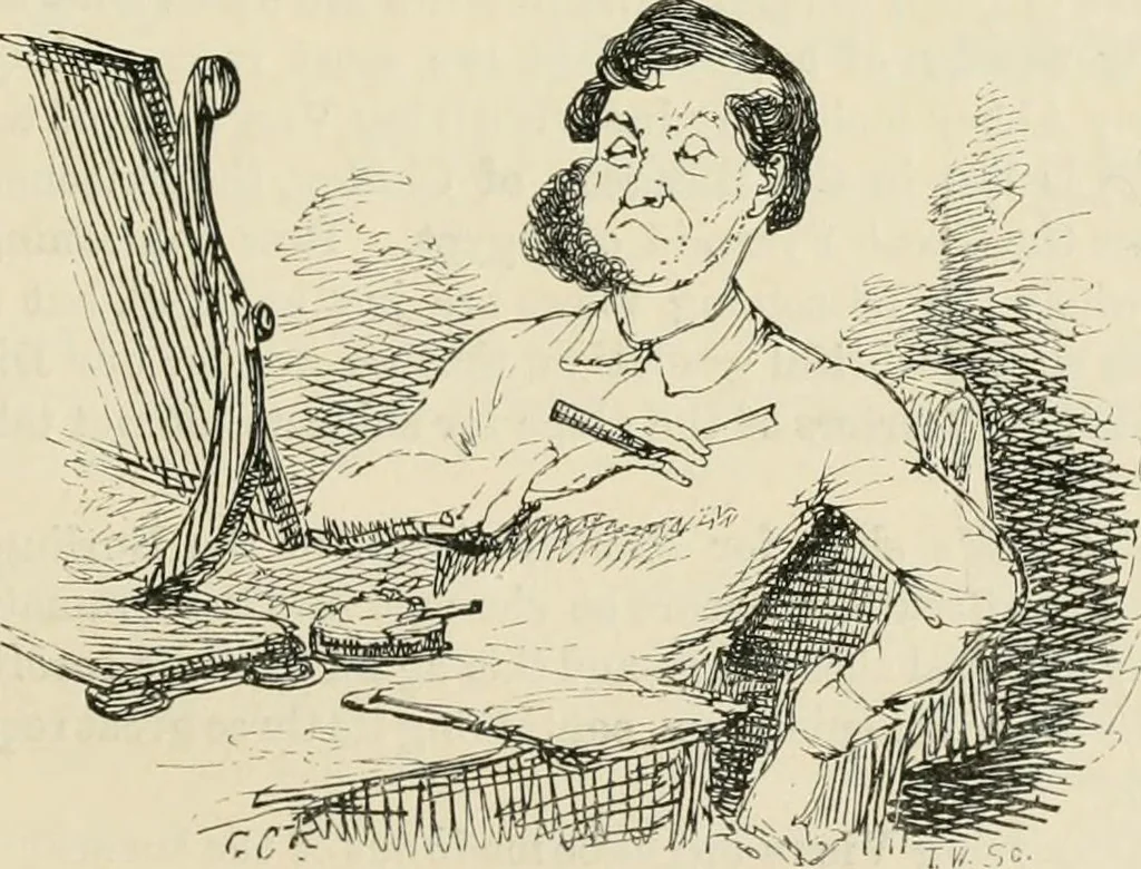 An illustration from George Cruikshank's Table-book, 1869, leaf 176