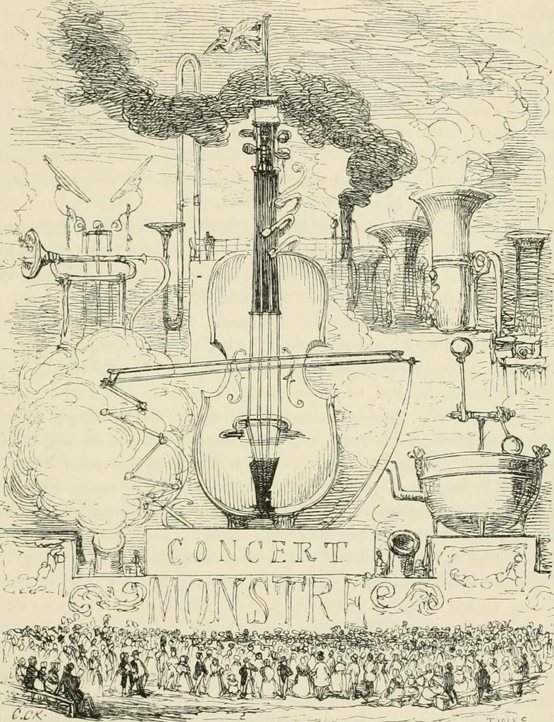 An illustration from George Cruikshank's Table-book, 1869, leaf 202