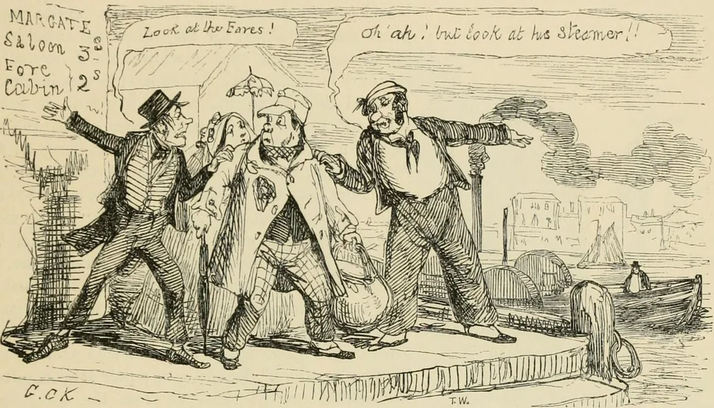 An illustration from George Cruikshank's Table-book, 1869, leaf 212