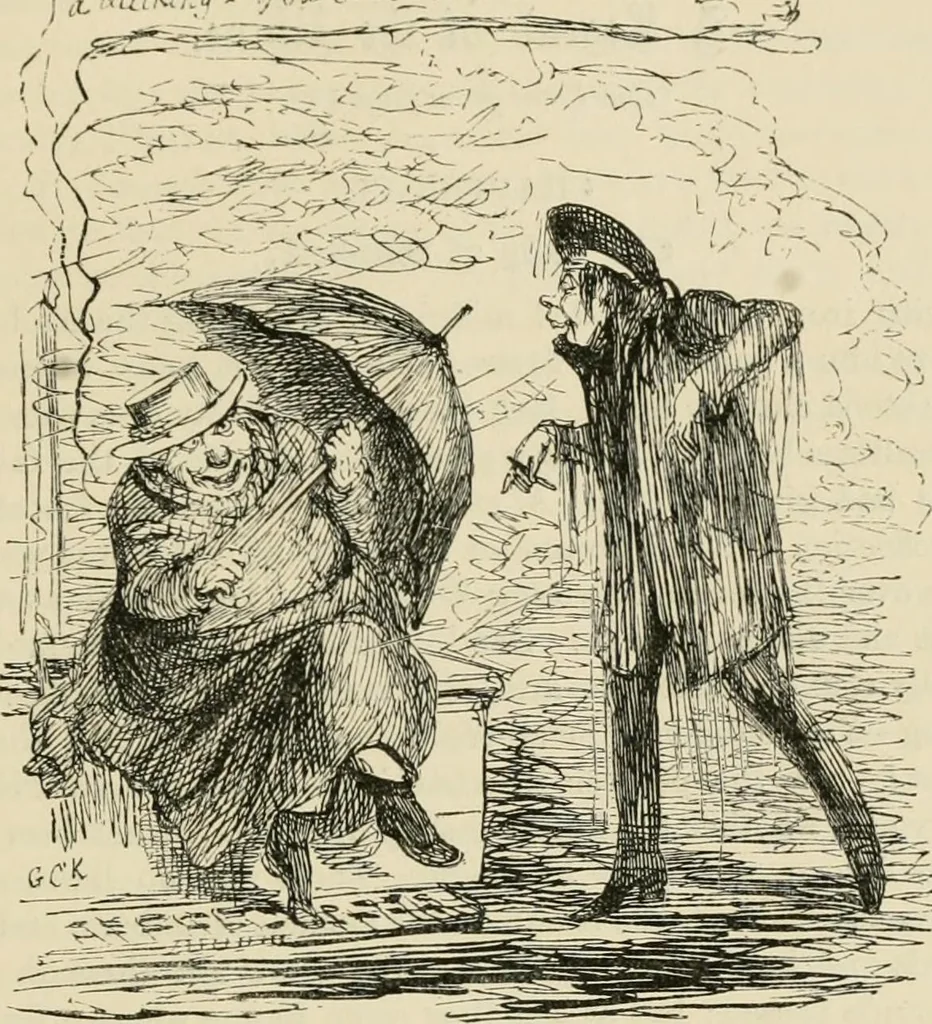 An illustration from George Cruikshank's Table-book, 1869, leaf 214