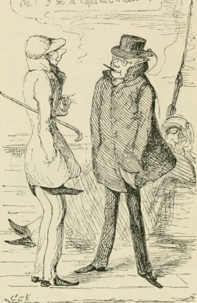 An illustration from George Cruikshank's Table-book, 1869, leaf 215