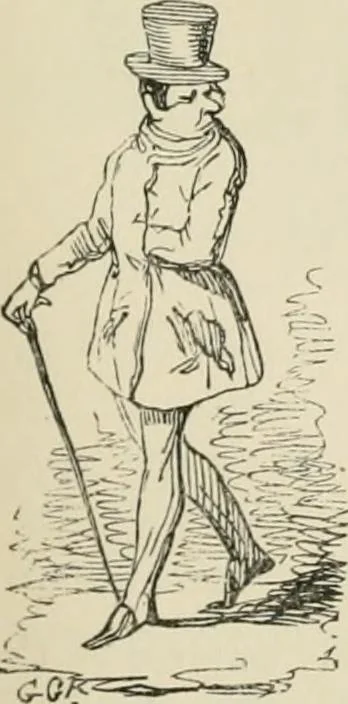 An illustration from George Cruikshank's Table-book, 1869, leaf 22