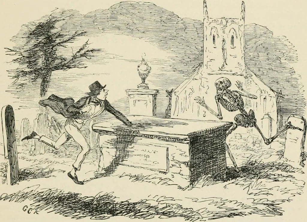 An illustration from George Cruikshank's Table-book, 1869, leaf 224