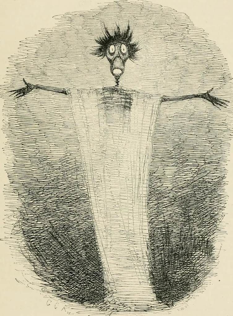 An illustration from George Cruikshank's Table-book, 1869, leaf 246