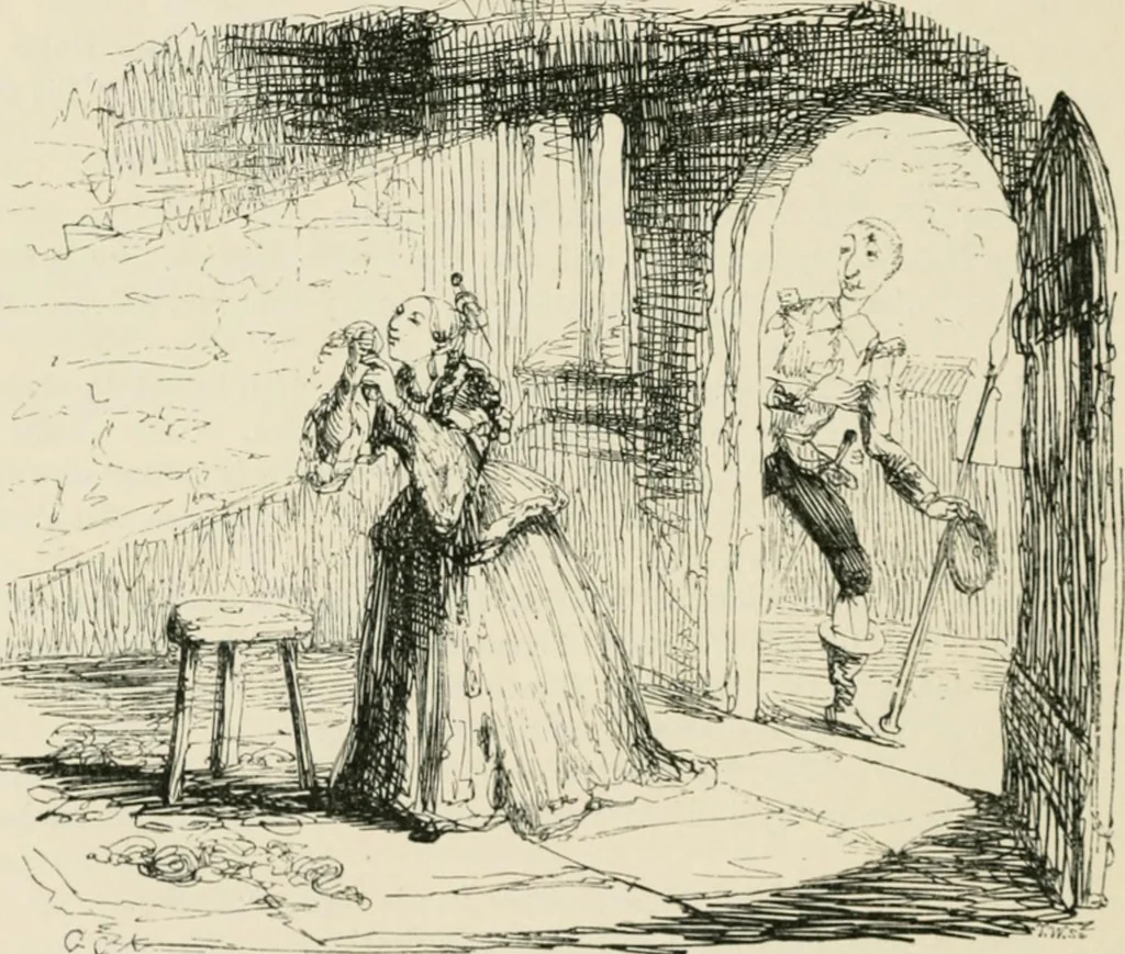 An illustration from George Cruikshank's Table-book, 1869, leaf 249