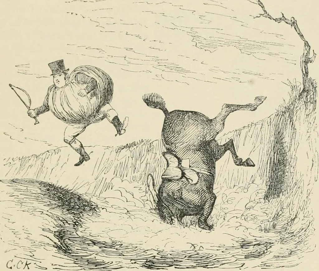 An illustration from George Cruikshank's Table-book, 1869, leaf 270