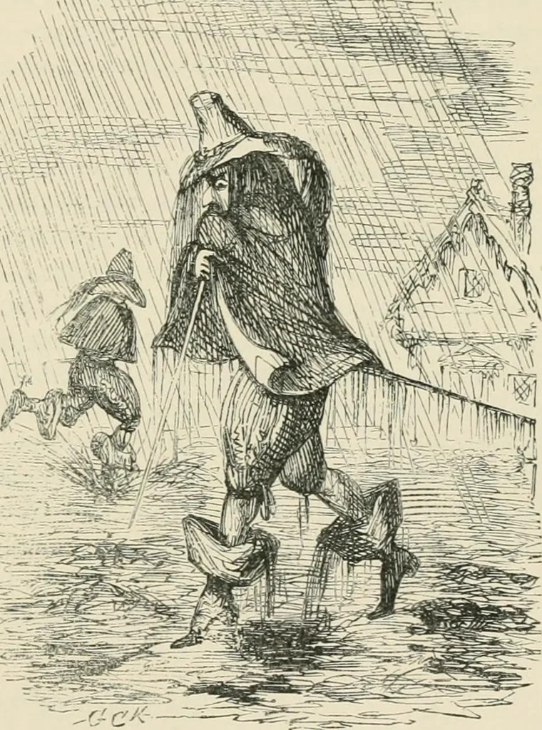 An illustration from George Cruikshank's Table-book, 1869, leaf 274
