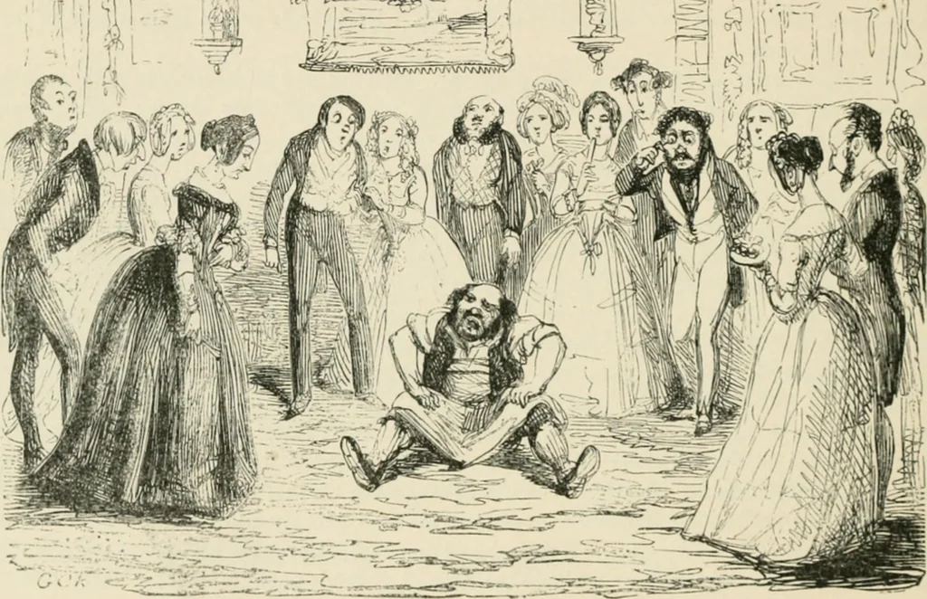 An illustration from George Cruikshank's Table-book, 1869, leaf 279