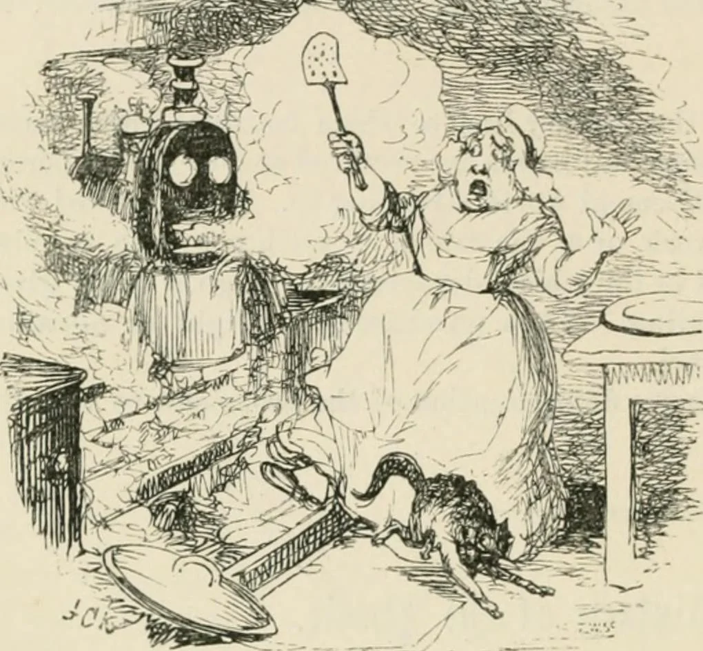 An illustration from George Cruikshank's Table-book, 1869, leaf 287