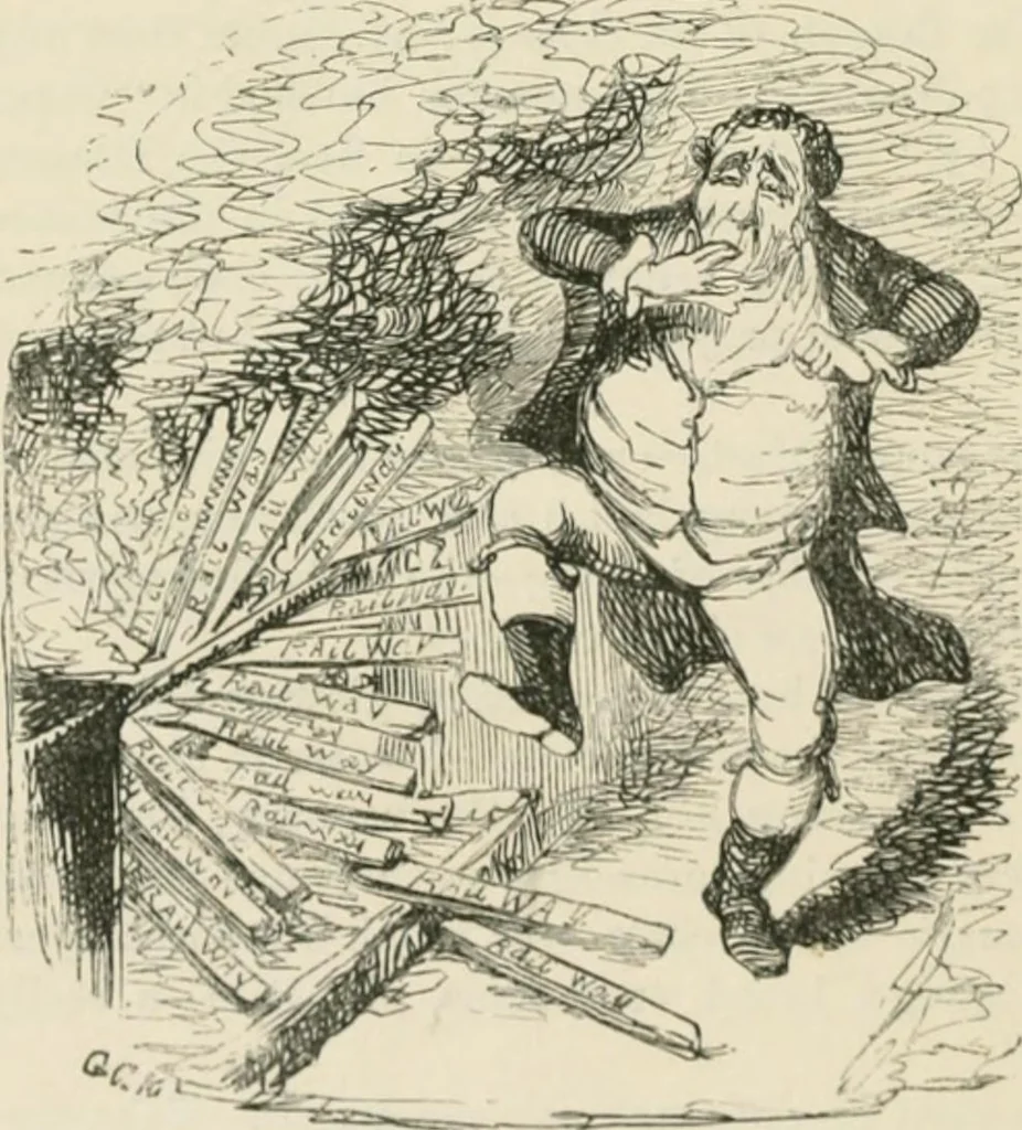 An illustration from George Cruikshank's Table-book, 1869, leaf 287