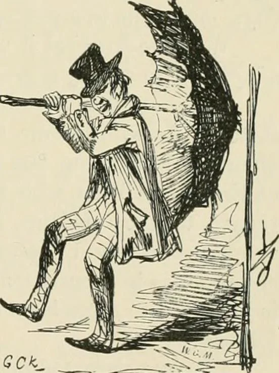 An illustration from George Cruikshank's Table-book, 1869, leaf 300