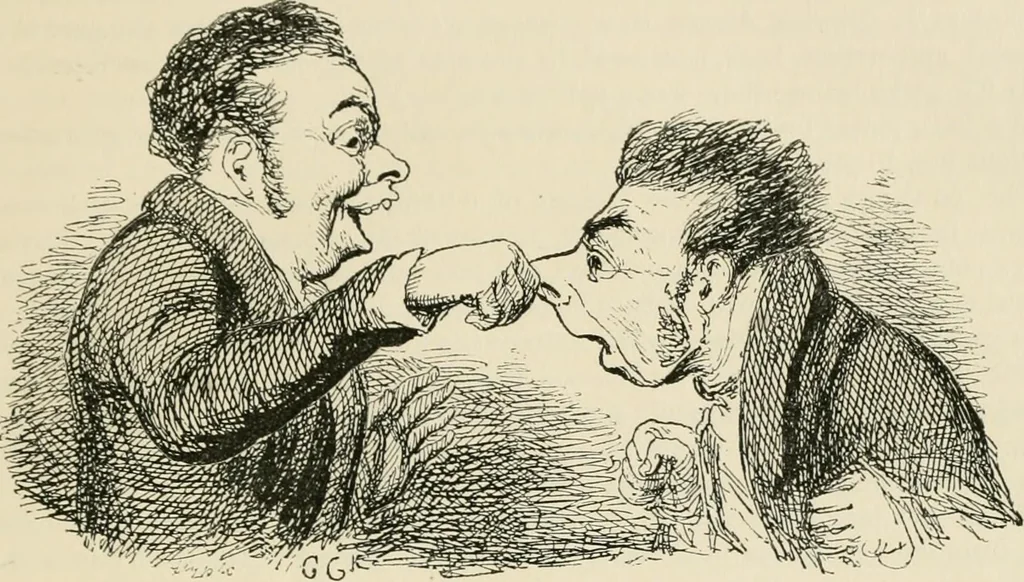 An illustration from George Cruikshank's Table-book, 1869, leaf 34