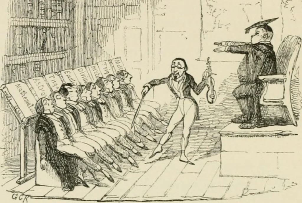 An illustration from George Cruikshank's Table-book, 1869, leaf 37
