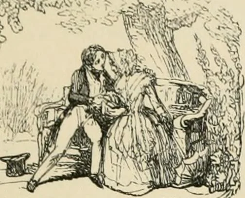 An illustration from George Cruikshank's Table-book, 1869, leaf 70