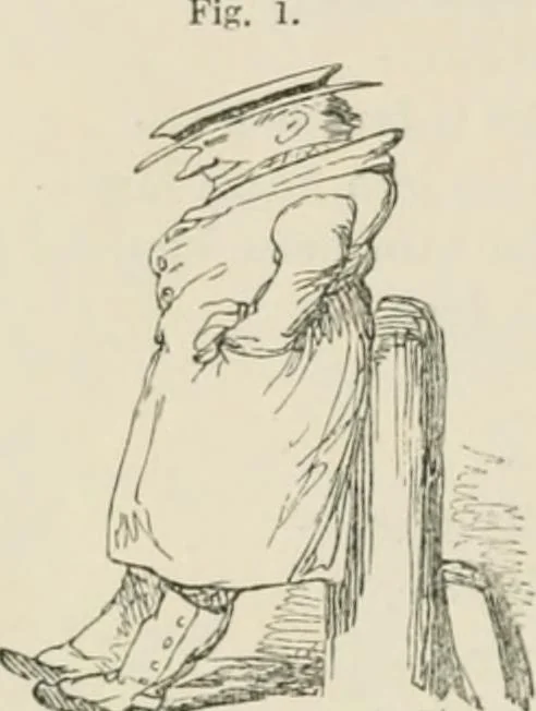 An illustration from George Cruikshank's Table-book, 1869, leaf 71