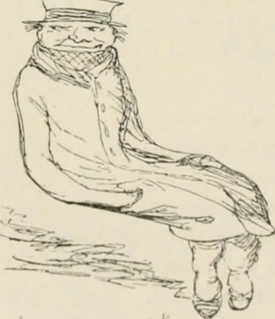 An illustration from George Cruikshank's Table-book, 1869, leaf 71