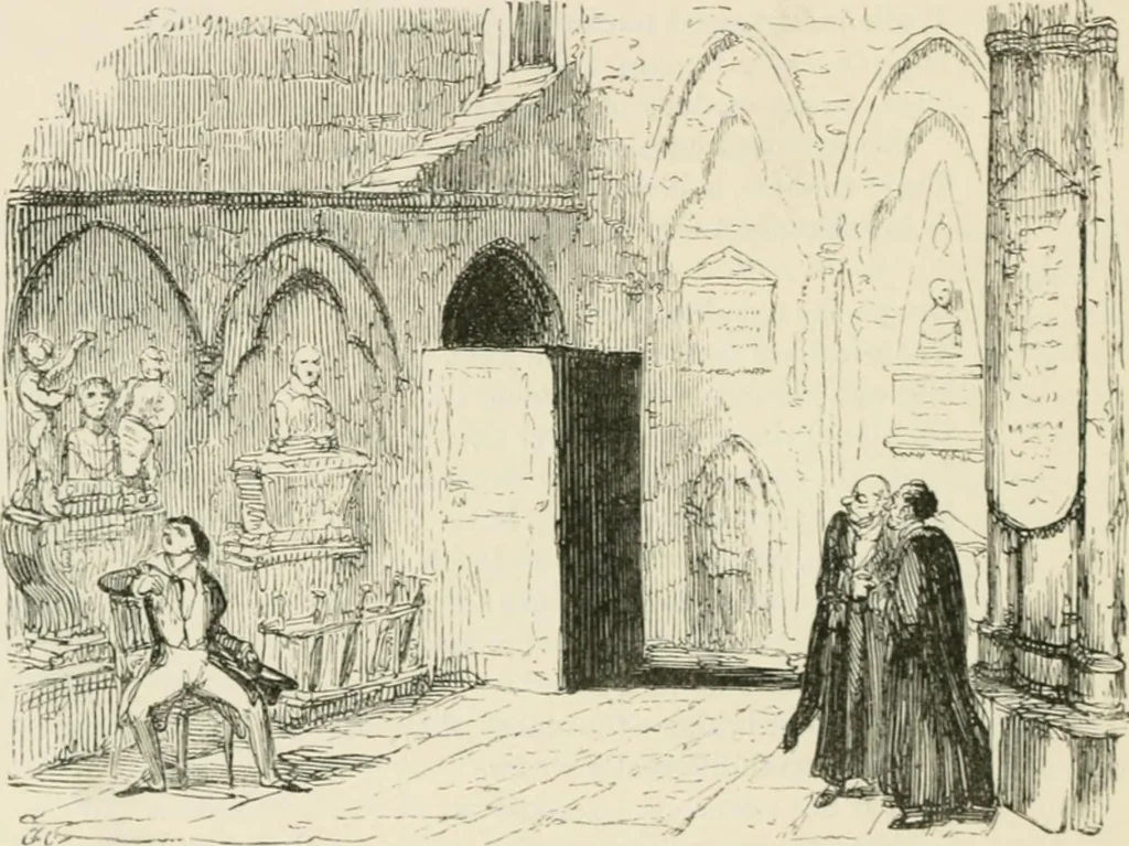 An illustration from George Cruikshank's Table-book, 1869, leaf 81