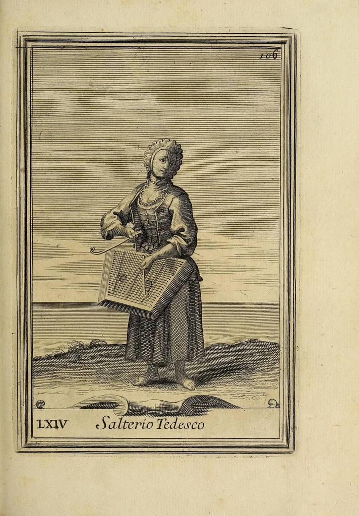 An illustration from Gabinetto armonico pieno d'istromenti sonori, 1722, leaf 265
