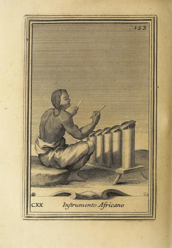 An illustration from Gabinetto armonico pieno d'istromenti sonori, 1722, leaf 428