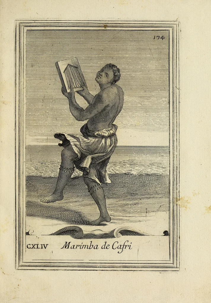 An illustration from Gabinetto armonico pieno d'istromenti sonori, 1722, leaf 497