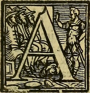 An illustration from Gabrielis Falloppii De medicatis aquis atque de fossilibus tractatus pulcherrimus, ac maxime utilis, 1569, leaf 24