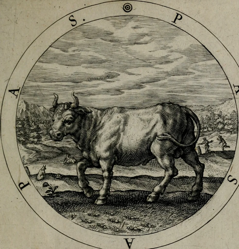 An illustration from Gabrielis Rollenhagii Selectorum emblematum centuria secunda, 1613, leaf 102