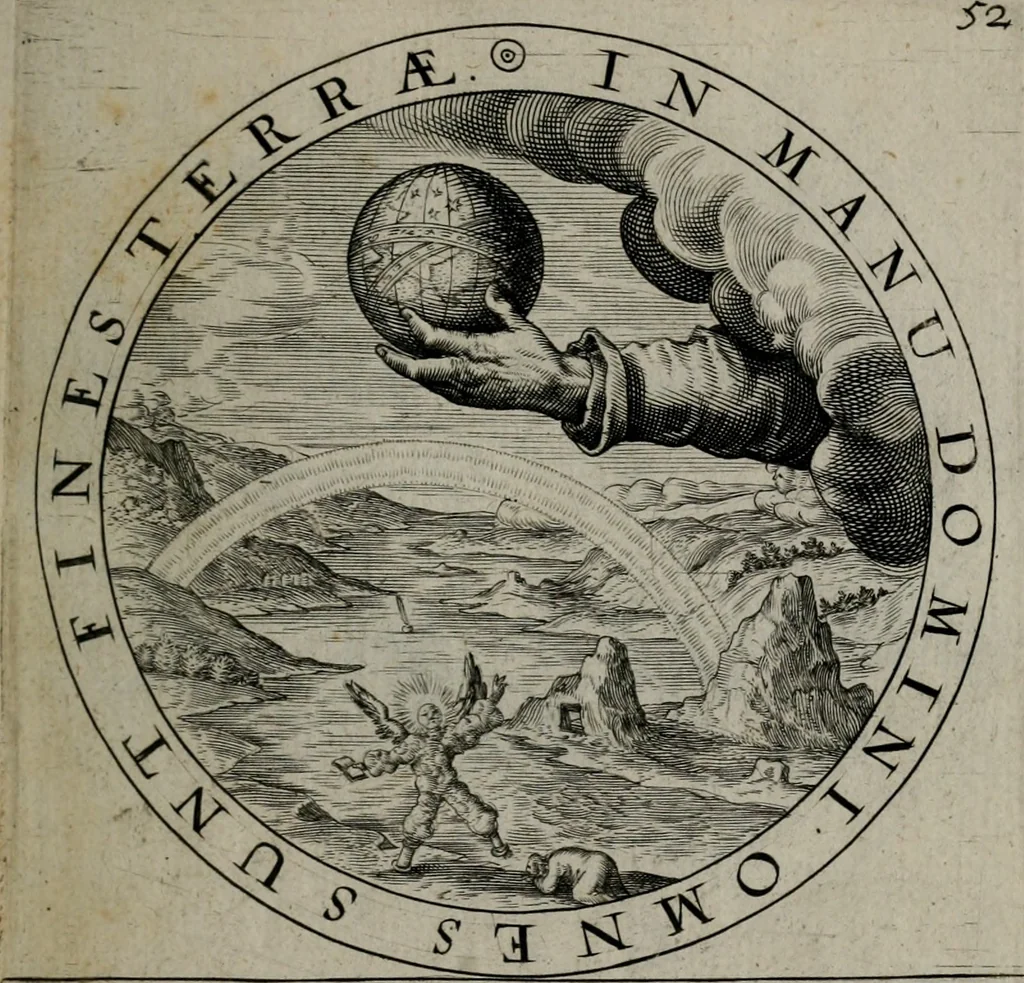 An illustration from Gabrielis Rollenhagii Selectorum emblematum centuria secunda, 1613, leaf 126