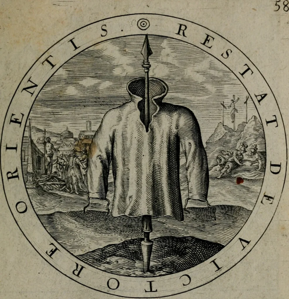 An illustration from Gabrielis Rollenhagii Selectorum emblematum centuria secunda, 1613, leaf 138